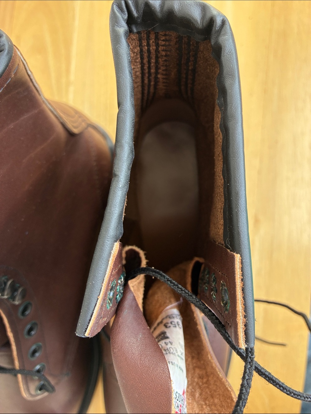 Red Wing Shoes Brown Leather Lace-Up Work Boots nearly new but need work - Picture 9 of 13